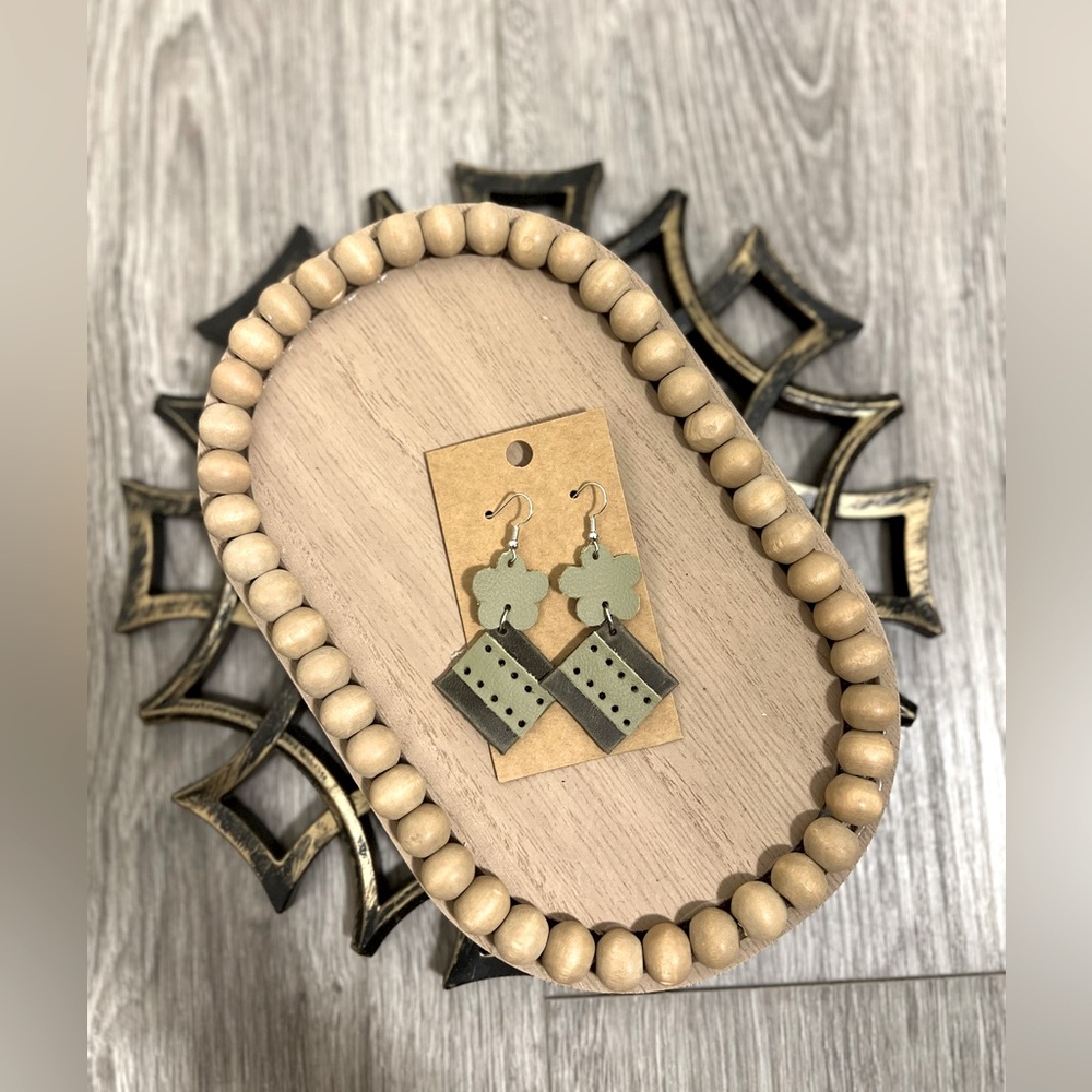 Genuine Leather Earrings